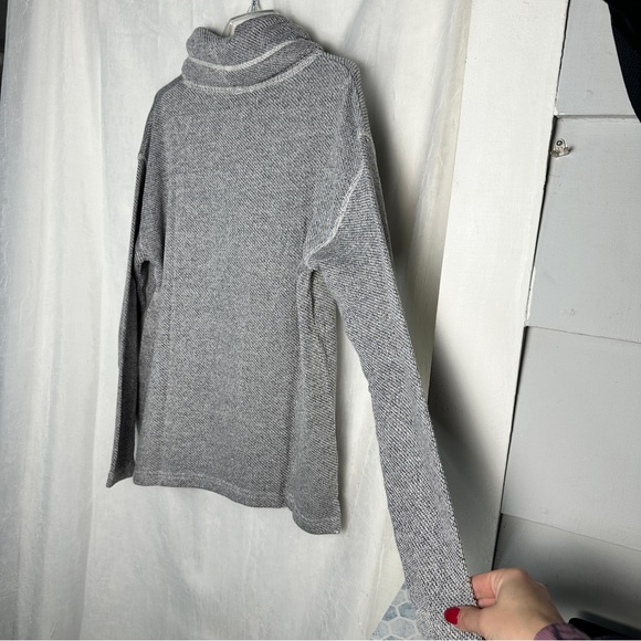 Chaps Gray Cowl Neck Sweatshirt Hoodie Casual Cotton Blend NWT - Picture 8 of 16